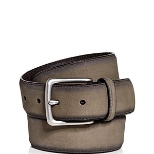 Allsaints Men's Nubuck Leather Belt