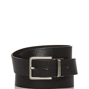Armani Men's Multi-Buckle Reversible Leather Belt Set
