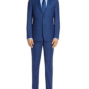 Emporio Armani Micro-Check Regular Fit Suit