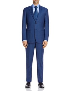 Emporio Armani Micro-Check Regular Fit Suit