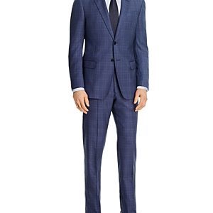 Emporio Armani Plaid Classic Fit Suit