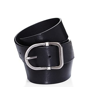 Frye Men's D-Shape Buckle Leather Belt