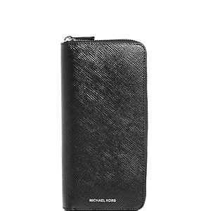 Michael Kors Henry Tech Leather Continental Wallet