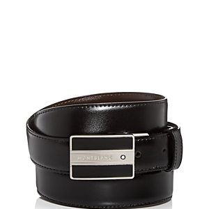 Montblanc Men's Classic Line Meisterstuck Reversible Leather Belt