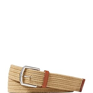 Ralph Lauren Leather-Trimmed Braided Belt