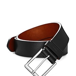 Shinola Men's Lightning Bolt Keeper Belt