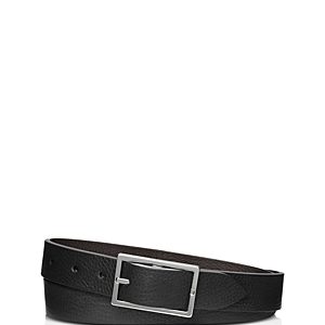 Shinola Men's Reversible Rectangle Buckle Belt