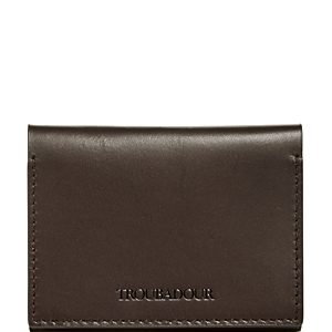 Troubador Leather Flip Card Wallet