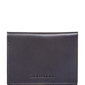 Troubador Leather Flip Card Wallet