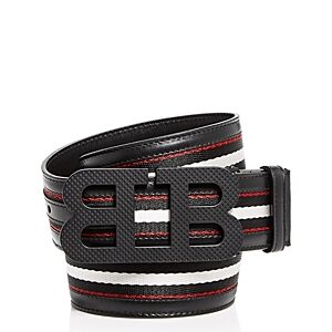 Bally Men's Mirror B Reversible Leather Belt