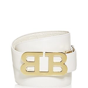 Bally Men's Mirror B Buckle Reversible Leather Belt