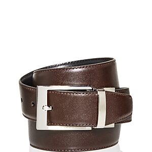 Canali Men's Reversible Leather Belt