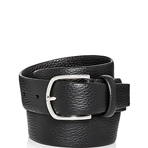 Canali Men's Tumbled Leather Belt
