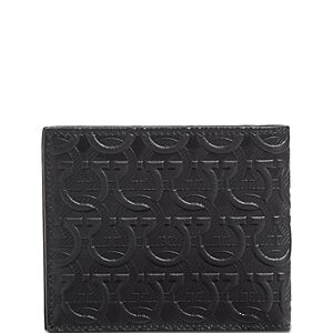 Salvatore Ferragamo Embossed Gancini Leather Wallet