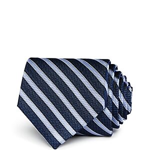 The Men's Store at Bloomingdale's Textured Stripe Silk Classic Tie - 100% Exclusive
