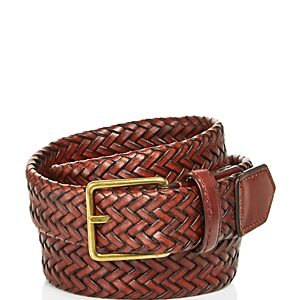 Cole Haan Men's Woven Leather Belt