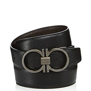 Salvatore Ferragamo Men's Double Gancini Belt