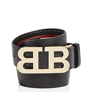 Bally Men's Mirror B Reversible Leather Belt