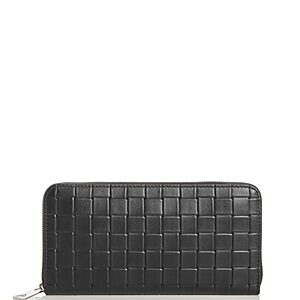 Bottega Veneta Embossed Leather Continental Wallet