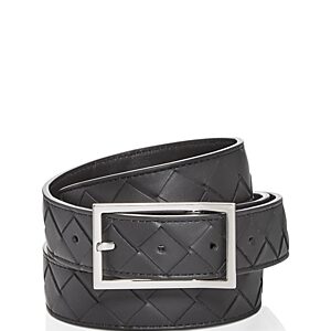 Bottega Veneta Men's Woven Leather Belt