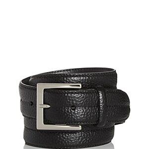 Canali Men's Tumbled Leather Belt