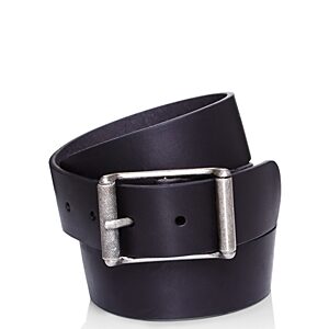 Frye Men's Center Bar Roller Buckle Leather Belt