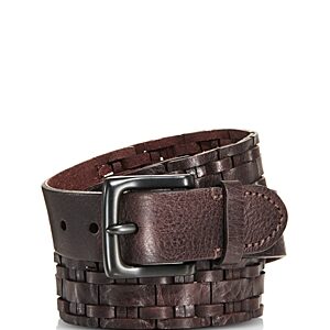 Frye Woven Leather Belt