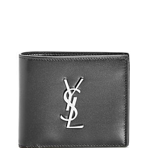 Saint Laurent Leather Bi Fold Wallet