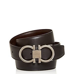 Salvatore Ferragamo Men's Paloma Reversible Leather Belt