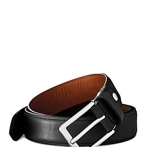 Shinola Men's Brindle Leather Bombe Tab Belt