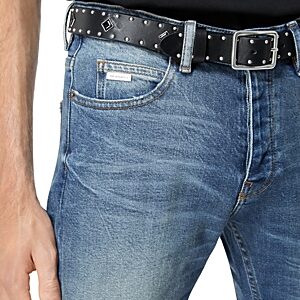 The Kooples Men's Studded Leather Belt