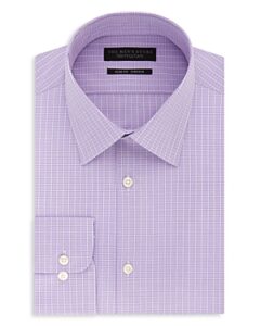 The Men's Store at Bloomingdale's Windowpane-Check Slim Fit Dress Shirt - 100% Exclusive